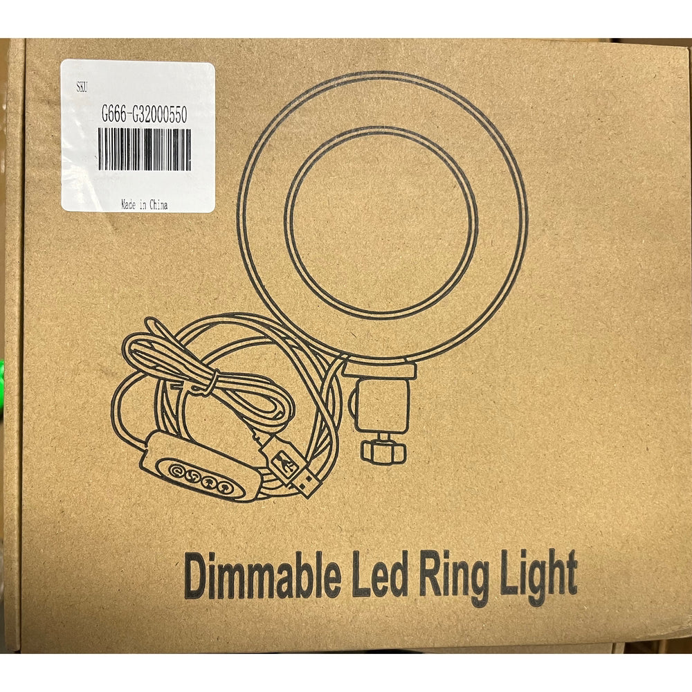 8” Dimmable LED Ring Light