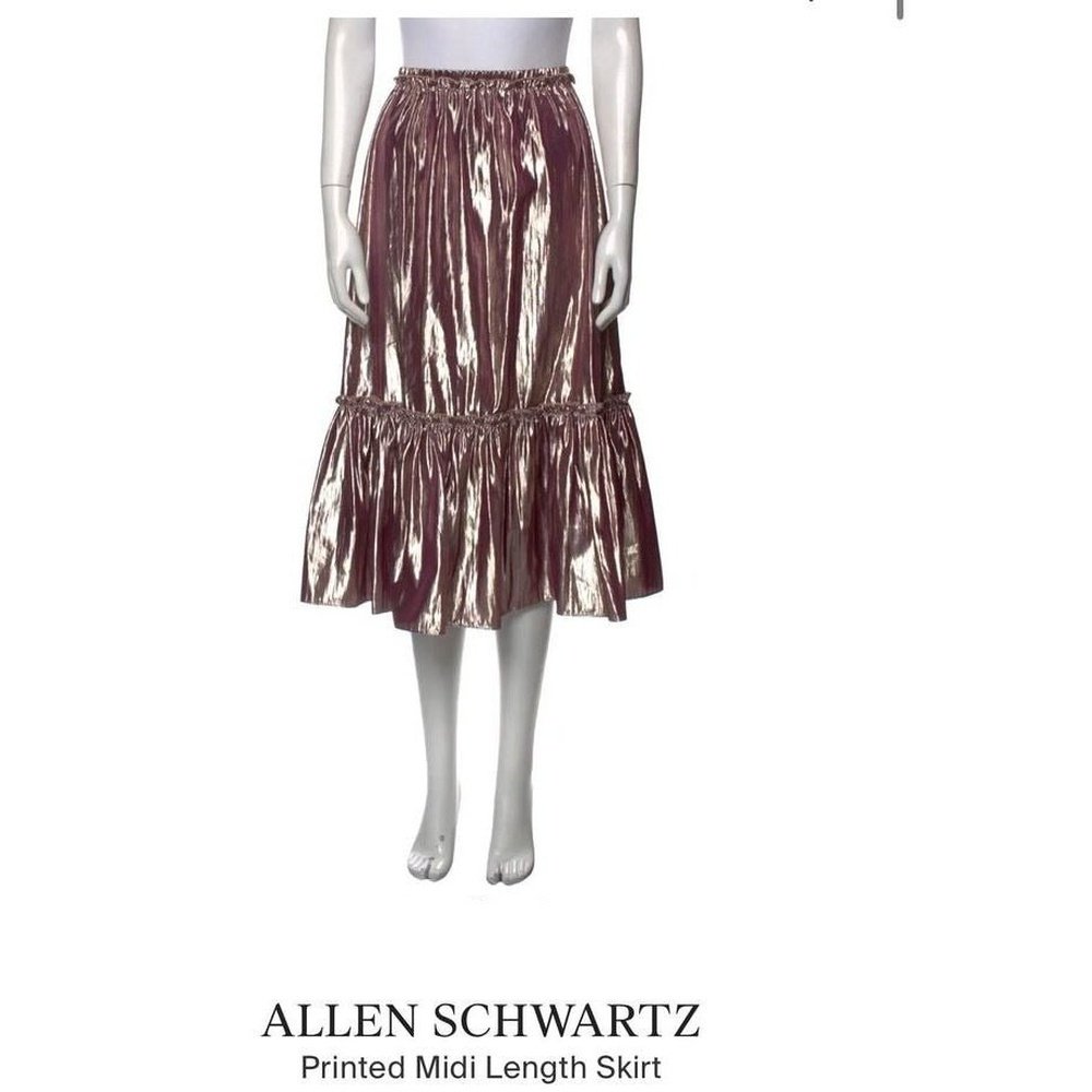 Allen Schwartz Metallic Skirt