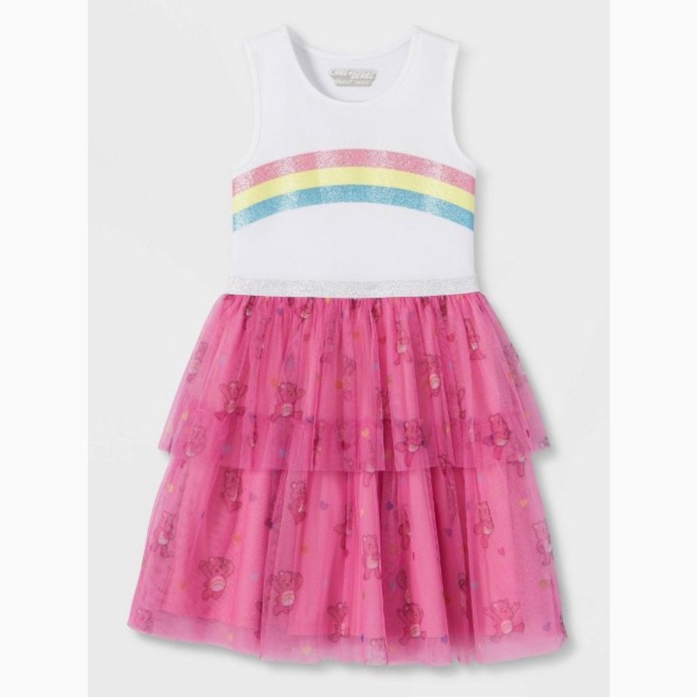 Girls Care Bears Dress Tutu