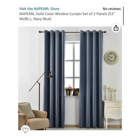 Curtain Panel Set - 52" x 96"